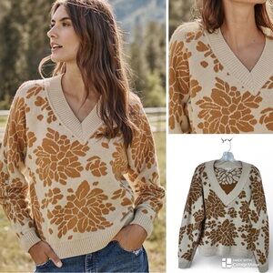 Garnet Hill NWOT Everly alpaca and cotton sweater